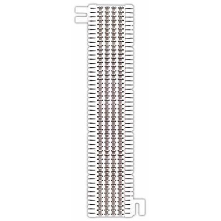 S66 Cat 5e M Series 4x50 Block, 50-Pair, Field-Terminated, 500 Clips