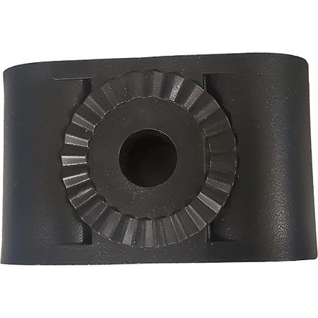 Single 1/2 in Coax Hanger Block for 3/8 in or M10 Threaded Rod