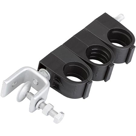 Single Hanger Kit for 7/8 in Coax Cable, Triple Stack
