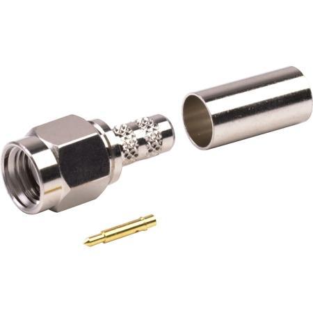 SMA Male Straight Crimp Connector for RG-58/U Cable
