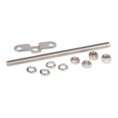Stainless Steel Hardware Kit (3/8 in x 12 in Threaded Rod)