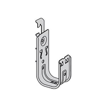 Steel Cable J-Hook to Wire and Rod Fastener, 1-5/16 in Hook