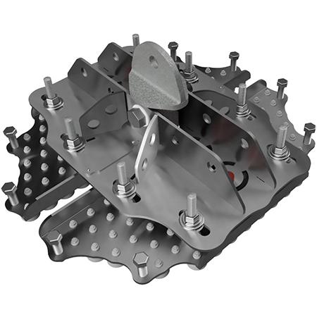 Structural Magnetic Attachment Bracket, 170 NdFeB Magnetic Units