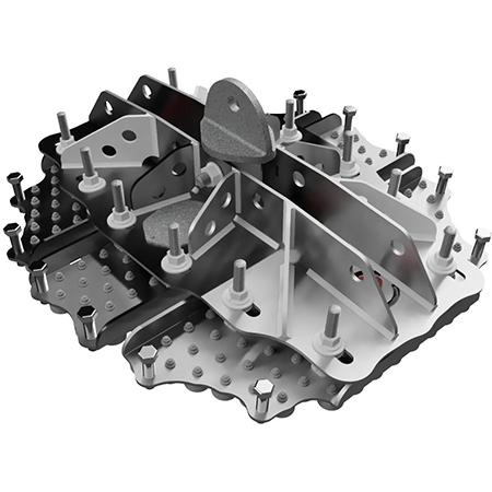 Structural Magnetic Attachment Bracket, 248 NdFeB Magnetic Units