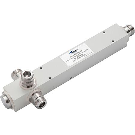 555 - 6000 MHz Three-Way Low PIM Reactive High Power Splitter, N Female, White