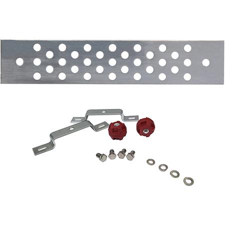 1/4 x 2.5 x 12.5 in Tinned Copper Ground Busbar