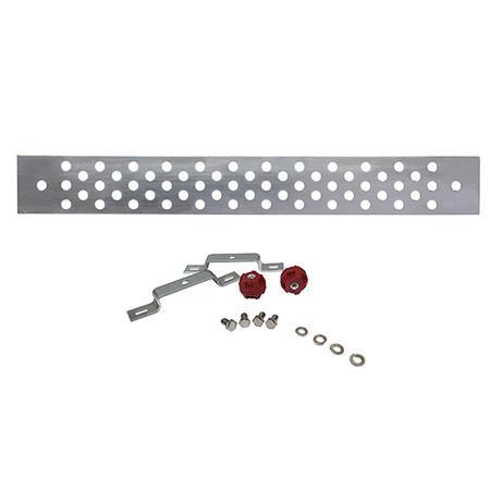 1/4 x 2.5 x 19.5 in Tinned Copper Ground Busbar