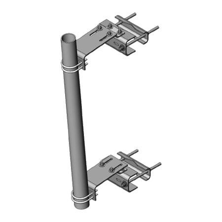 Universal Adjustable Sliding Pipe Mount Kit for 4-1/2 in OD x 63 in Pipe