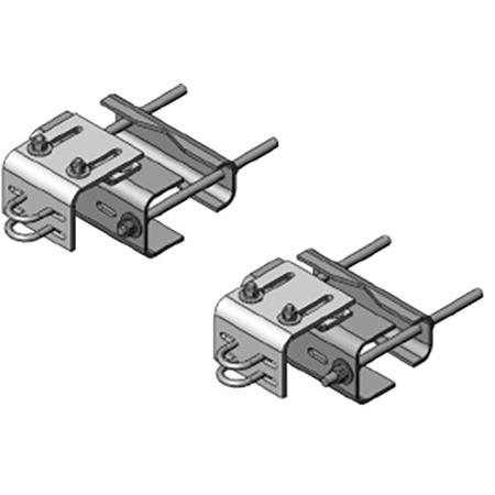 Universal Sliding Pipe Mount Base Kit for 2-3/8 in OD Pipe