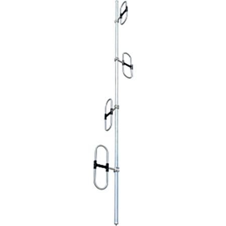 138 - 174 MHz 8.1 dBi Omni Broadband 4-Dipole Antenna with 4.3-10 Female Connector