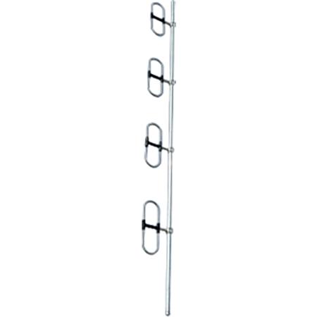 138 - 174 MHz 11.1 dBi Omni Broadband 4-Dipole Antenna with 4.3-10 Female Connector