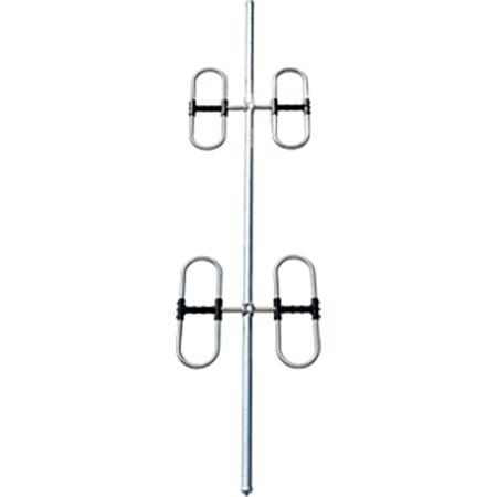 138 - 174 MHz 2.1 dBi Omni Broadband 4-Dipole Antenna with 7/16 DIN Female Connector